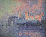 Paul Signac, The Papal Palace Avignon (nn03)